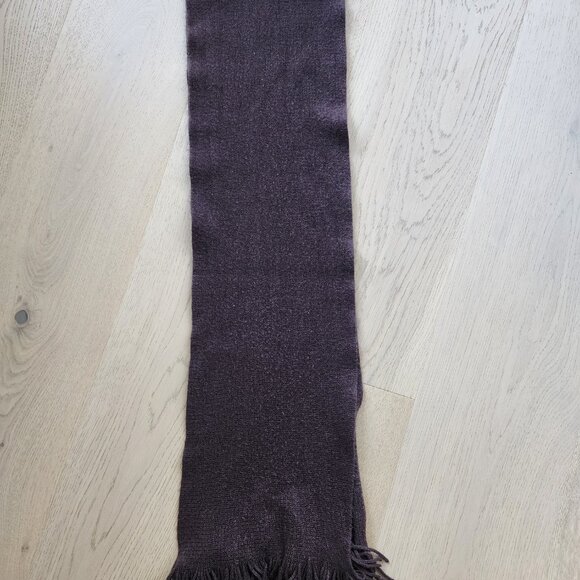 Super soft brown winter scarf - Picture 3 of 4